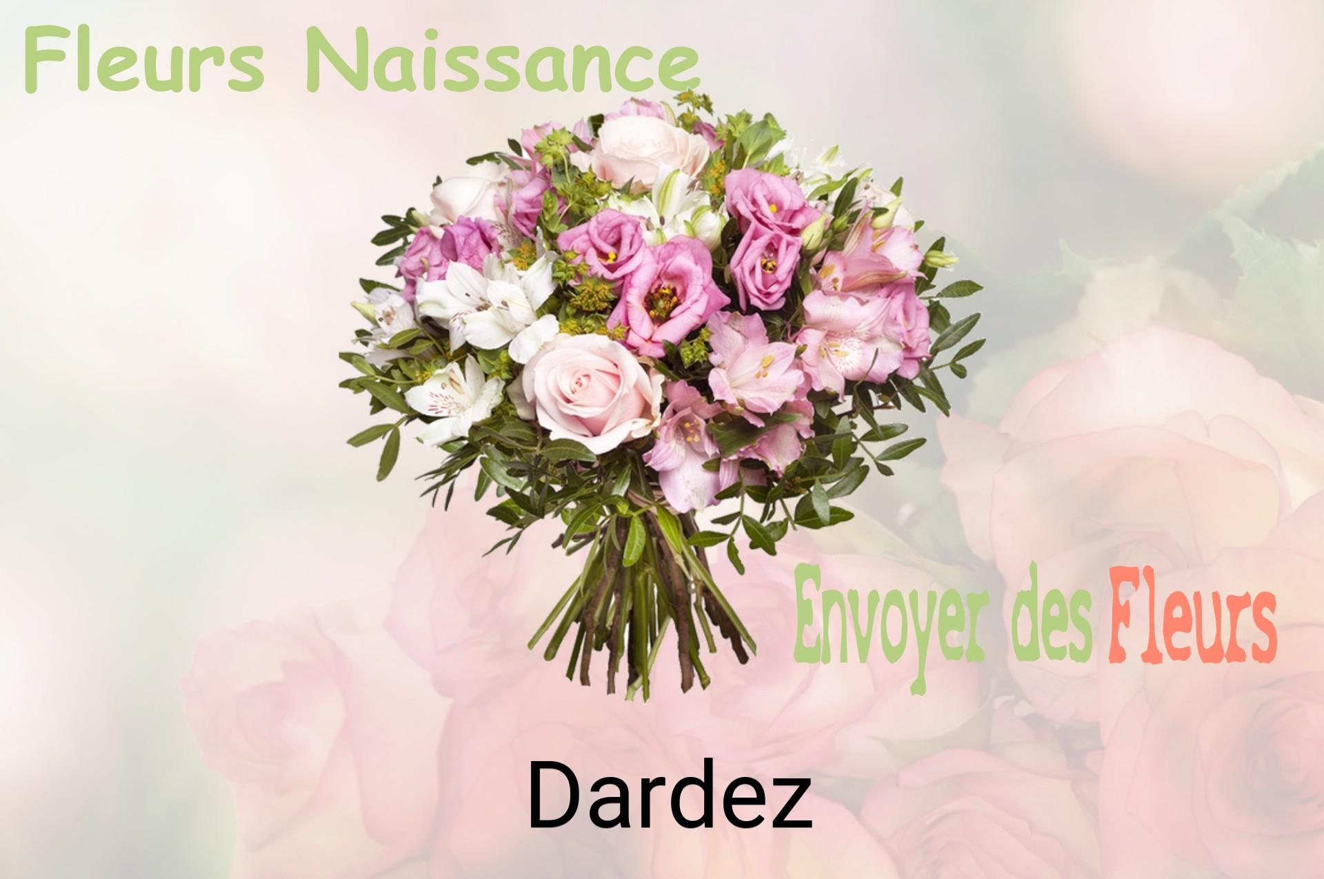 Bouquet de fleurs de naissance livré à Dardez